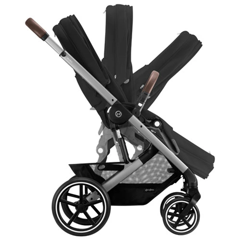Poussette tout-terrain Balios S Lux 2 de Cybex - Noir lunaire