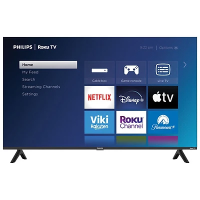 Philips 43" 4K UHD HDR LED Direct Lit Roku Smart TV (43PUL6673/F6) - 2023