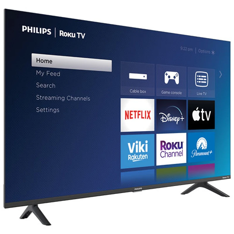 Philips 43" 4K UHD HDR LED Direct Lit Roku Smart TV (43PUL6673/F6) - 2023