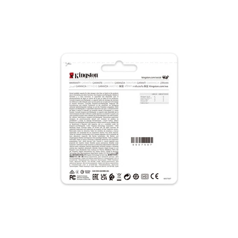 Clé USB 3.2 de 64 Go DataTraveler Exodia M de Kingston - Paquet de 2