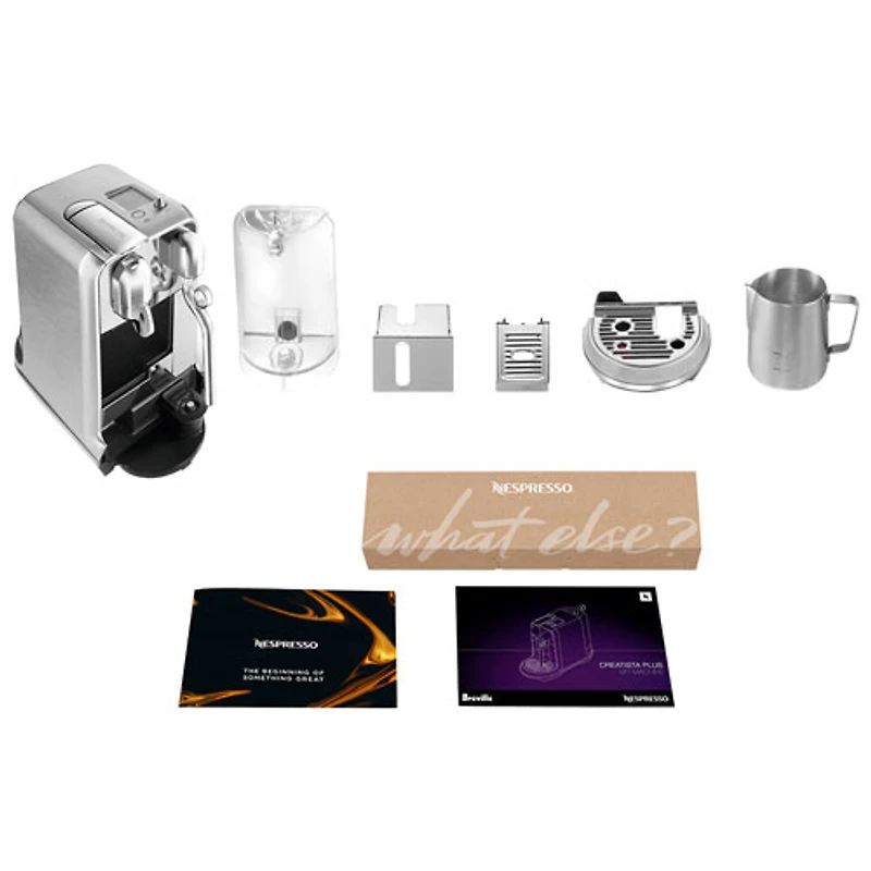 Machine à expresso Nespresso Creatista Plus Pod par Breville - Acier inoxydable brossé