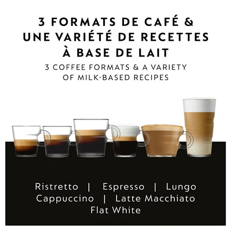 Machine à expresso Nespresso Creatista Plus Pod par Breville - Acier inoxydable brossé