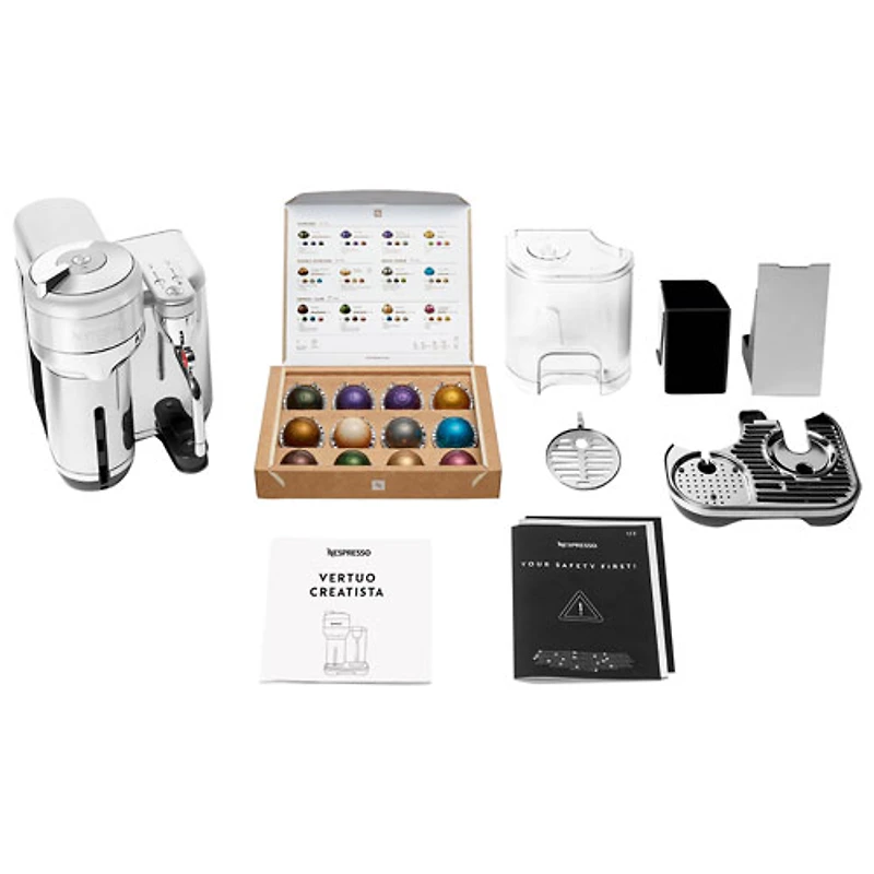 Machine à espresso Vertuo Creatista Pod Nespresso de Breville - Acier inoxydable brossé