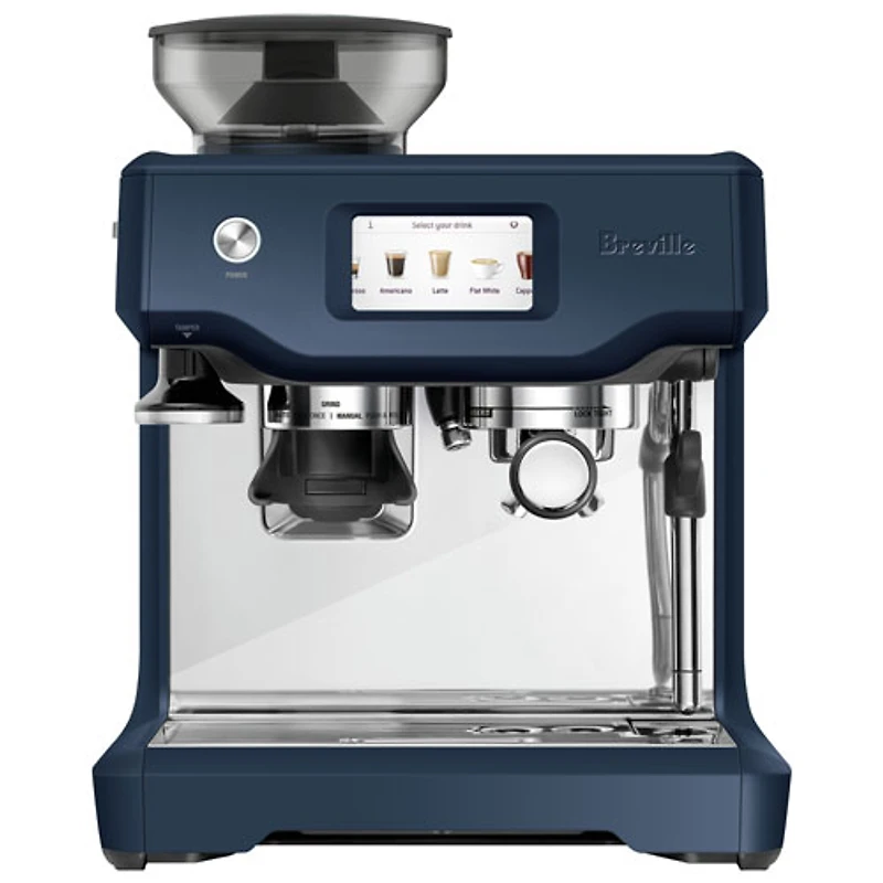 Remis à neuf (bon état) - Machine à expresso automatique Barista Touch de Breville - Damas bleu - Reconditionné par Breville