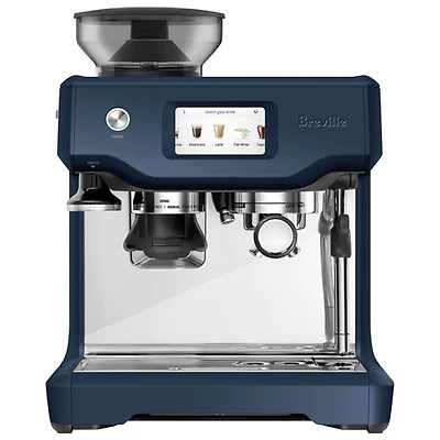 Remis à neuf (bon état) - Machine à expresso automatique Barista Touch de Breville - Damas bleu - Reconditionné par Breville