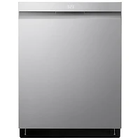 Lave-vaisselle encastrable 24 po 44 dB avec troisième panier de LG (LDPM6762S) - Inox résistant aux taches