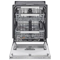 Lave-vaisselle encastrable 24 po 44 dB avec troisième panier de LG (LDPM6762S) - Inox résistant aux taches
