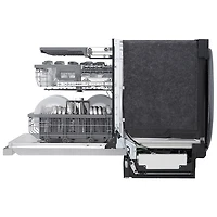 Lave-vaisselle encastrable 24 po 44 dB avec troisième panier de LG (LDPM6762S) - Inox résistant aux taches
