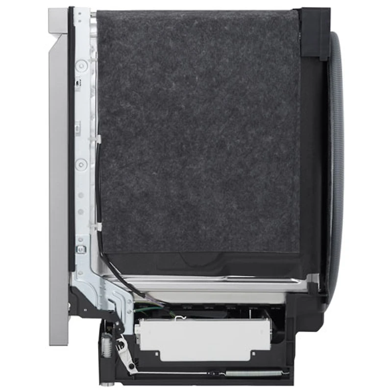 Lave-vaisselle encastrable 24 po 44 dB avec troisième panier de LG (LDPM6762S) - Inox résistant aux taches