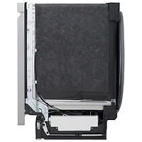 Lave-vaisselle encastrable 24 po 44 dB avec troisième panier de LG (LDPM6762S) - Inox résistant aux taches