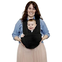 bbluv Chimparoo Snüg Reversible Baby Wrap Carrier - Size 1 (Xsmall/Medium) - Black
