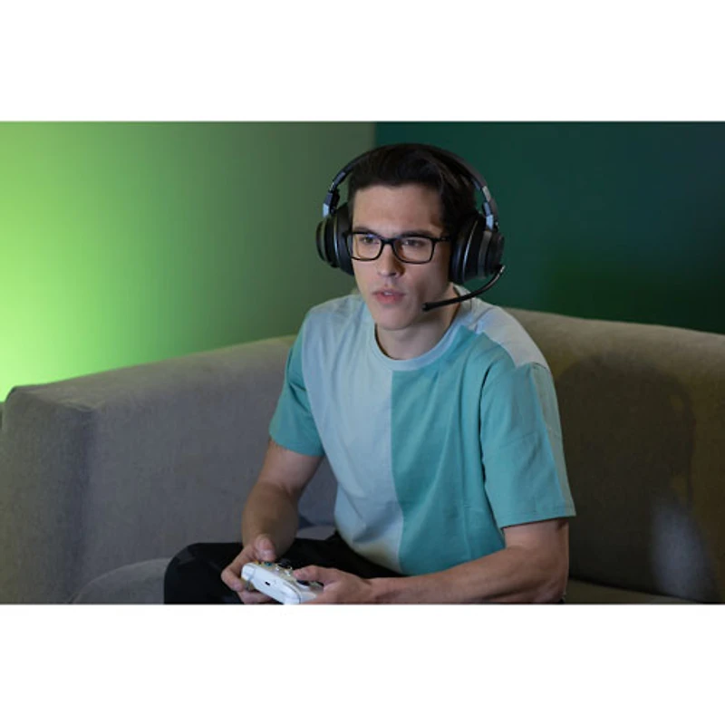 Casque de jeu sans fil à suppression du bruit multiplateforme Stealth Pro de Turtle Beach - Deux batteries - Noir