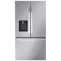 Réfrigérateur deux portes à profondeur de comptoir MAX 25,5 pi³ 36 po de LG (LRFXC2606S) - Inox