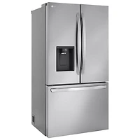 Réfrigérateur deux portes à profondeur de comptoir MAX 25,5 pi³ 36 po de LG (LRFXC2606S) - Inox