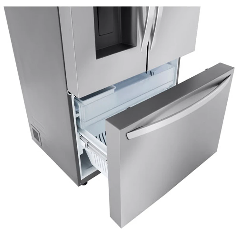 Réfrigérateur deux portes à profondeur de comptoir MAX 25,5 pi³ 36 po de LG (LRFXC2606S) - Inox