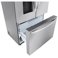 Réfrigérateur deux portes à profondeur de comptoir MAX 25,5 pi³ 36 po de LG (LRFXC2606S) - Inox