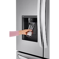 Réfrigérateur deux portes à profondeur de comptoir MAX 25,5 pi³ 36 po de LG (LRFXC2606S) - Inox