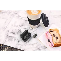 Écouteurs boutons 100 % sans fil à suppression du bruit Elite 4 de Jabra - Gris foncé