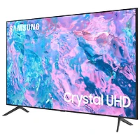 Samsung 55" 4K UHD HDR LED Tizen Smart TV (UN55CU7000FXZC) - 2023 - Titan Grey