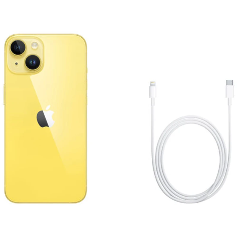 iPhone 14 de 512 Go d'Apple avec Virgin Plus - Jaune - Financement mensuel