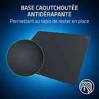 Tapis de souris de jeu en verre trempé Atlas de Razer - Noir