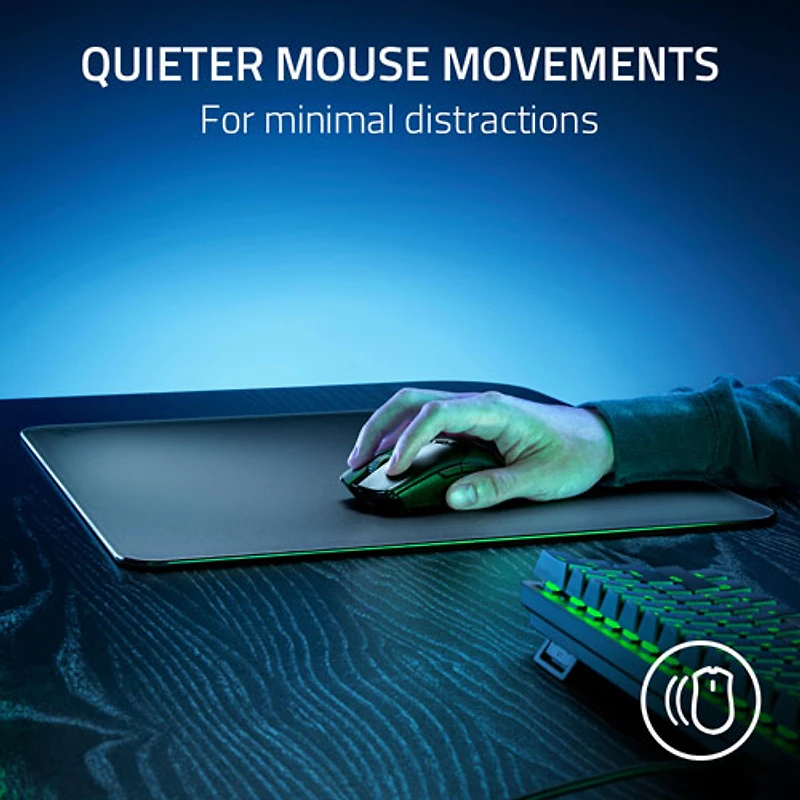 Tapis de souris de jeu en verre trempé Atlas de Razer - Noir