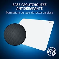 Tapis de souris de jeu en verre trempé Atlas de Razer - Blanc
