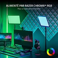Trousse d'éclairage tout-en-un avec panneau d'éclairage Chroma de Razer pour diffusion en continu