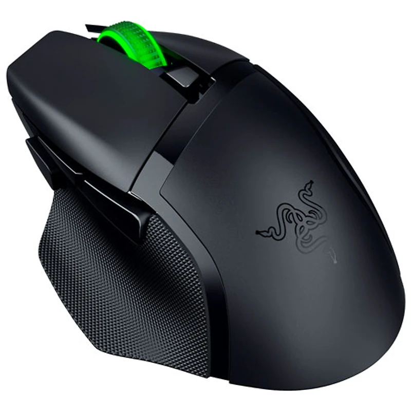 Souris de jeu optique sans fil de 18 000 ppp Basilisk V3 X HyperSpeed de Razer - Noir classique