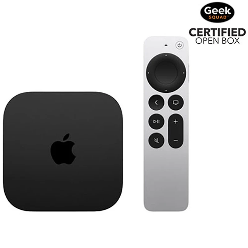 Boîte ouverte - Apple TV 4K de 128 Go avec Wi-Fi et Ethernet (3e génération)