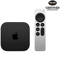 Boîte ouverte - Apple TV 4K de 128 Go avec Wi-Fi et Ethernet (3e génération)