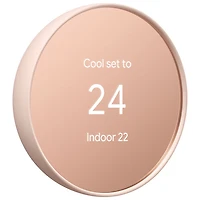 Thermostat intelligent Wi-Fi Nest de Google - Sable