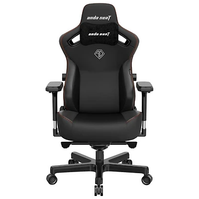 Anda Seat Kaiser 3 XL Ergonomic Genuine Leather Gaming Chair - Black