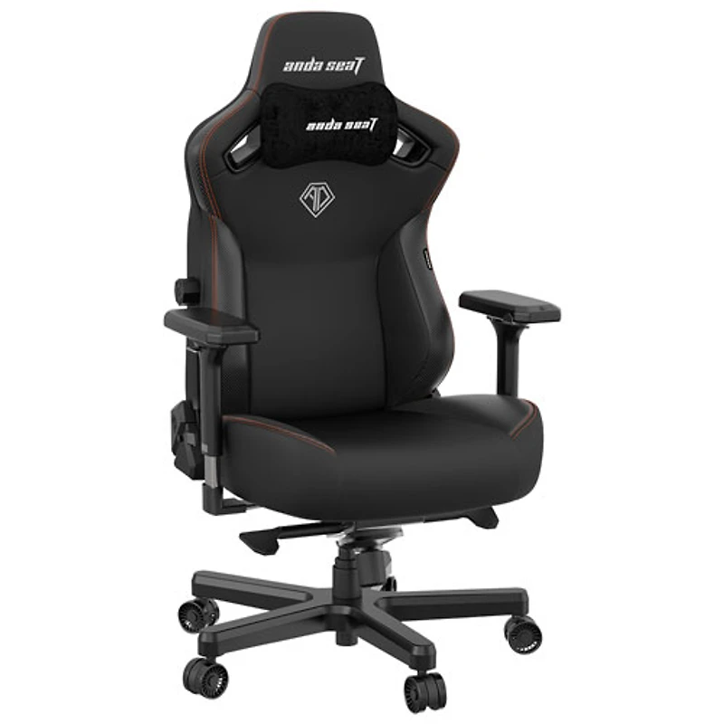 Anda Seat Kaiser 3 XL Ergonomic Genuine Leather Gaming Chair - Black