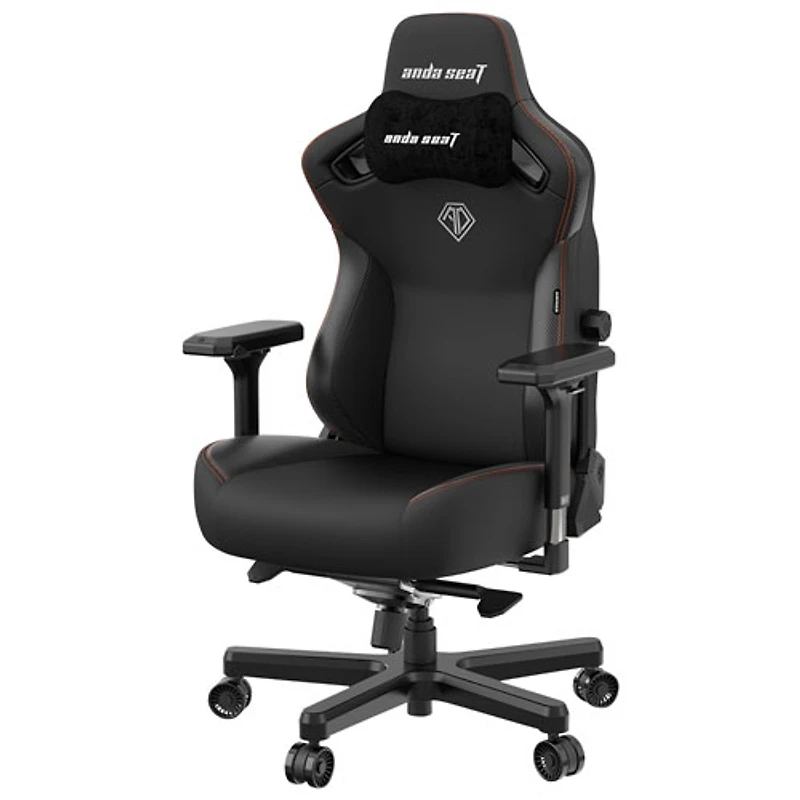 Anda Seat Kaiser 3 XL Ergonomic Genuine Leather Gaming Chair - Black