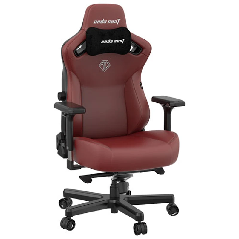 Fauteuil de jeu en cuir véritable ergonomique Kaiser 3 XL d'Anda Seat - Marron