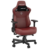 Fauteuil de jeu en cuir véritable ergonomique Kaiser 3 XL d'Anda Seat - Marron