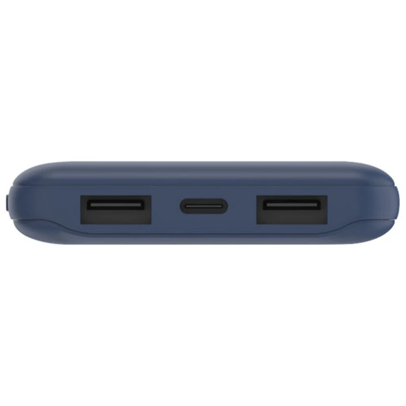 Chargeur portable à deux ports USB de 10000 mAh de Belkin - Bleu