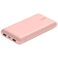 Belkin 20000 mAh Dual USB Power Bank - Rose Gold