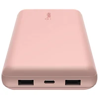 Belkin 20000 mAh Dual USB Power Bank - Rose Gold