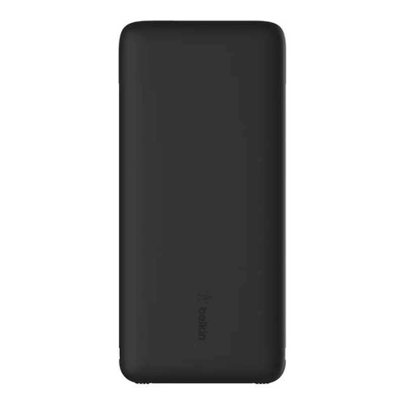 Belkin BoostCharge 10k mAh Power Bank with Lightning Cable & USB-C Cable - Black
