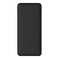 Belkin BoostCharge 10k mAh Power Bank with Lightning Cable & USB-C Cable - Black