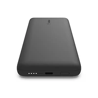 Belkin BoostCharge 10k mAh Power Bank with Lightning Cable & USB-C Cable - Black