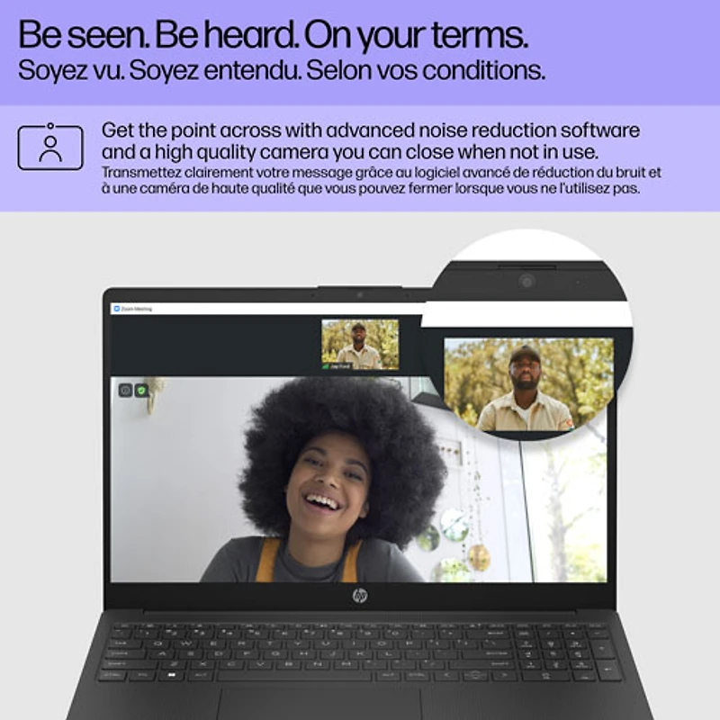 Portable de 15,6 po de HP - Noir de jais (N100 d'Intel/SSD 512 Go/RAM 8 Go/Windows 11 Home)