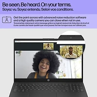 Portable de 15,6 po de HP - Noir de jais (N100 d'Intel/SSD 512 Go/RAM 8 Go/Windows 11 Home)