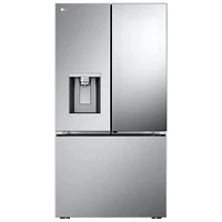 LG 36" 26 cu. ft. Smart Mirror InstaView Counter-Depth MAX French Door Refrigerator w/ Ice Dispenser - Stainless