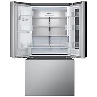LG 36" 26 cu. ft. Smart Mirror InstaView Counter-Depth MAX French Door Refrigerator w/ Ice Dispenser - Stainless