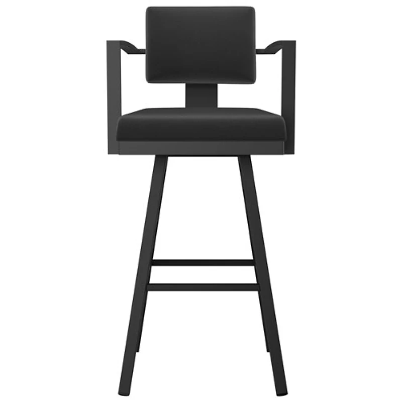 Akers Contemporary Counter Height Barstool - Black