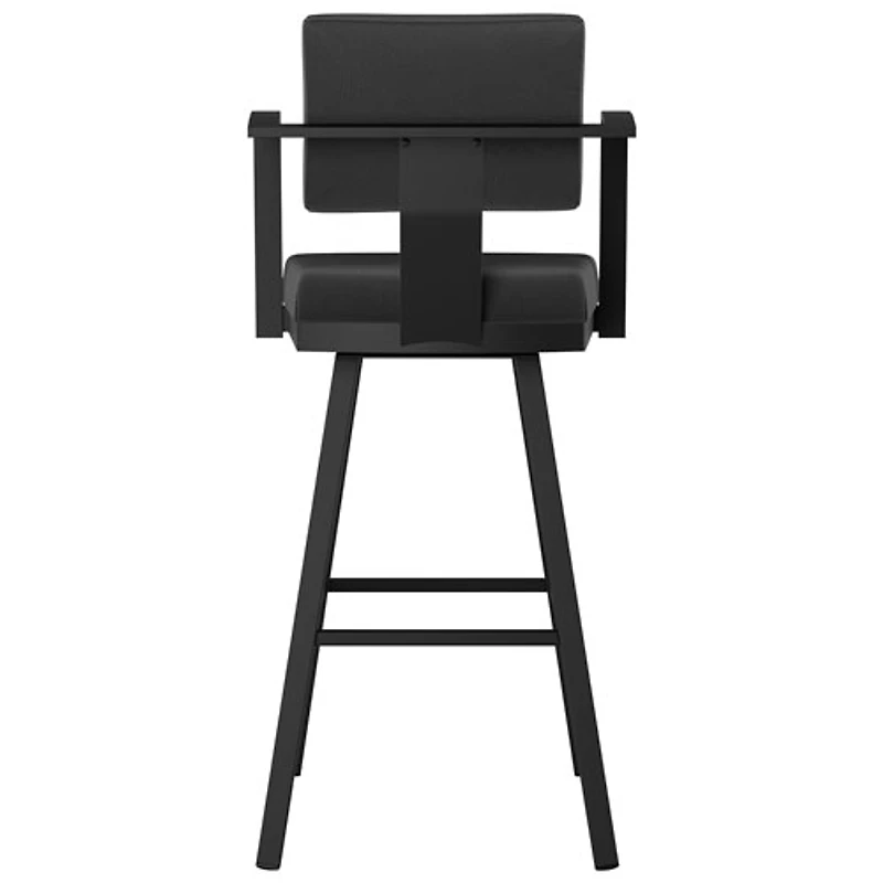 Akers Contemporary Counter Height Barstool - Black