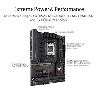 Carte mère TUF Gaming B650-Plus Gaming Wi-Fi 6 ATX AM5 DDR5 d'ASUS pour processeurs Ryzen 7000 d'AMD
